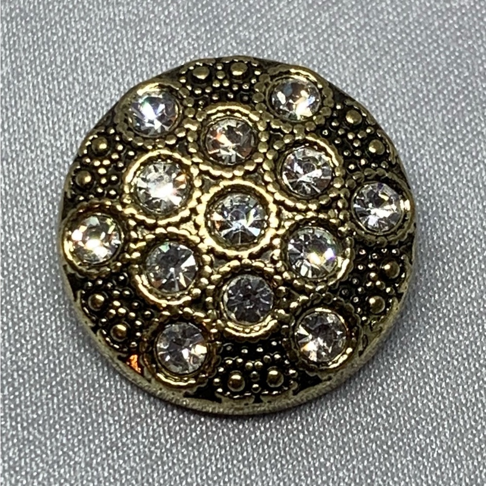 💗GOLD BLING - Ginger Snaps & Co. Snap Button Charm - 18mm/20mm